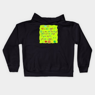 the loveliest child in the city Kids Hoodie